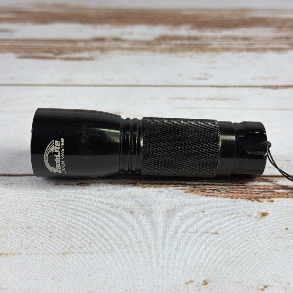 TechLite Lumen Master Black Tactical Flashlight Tested Working